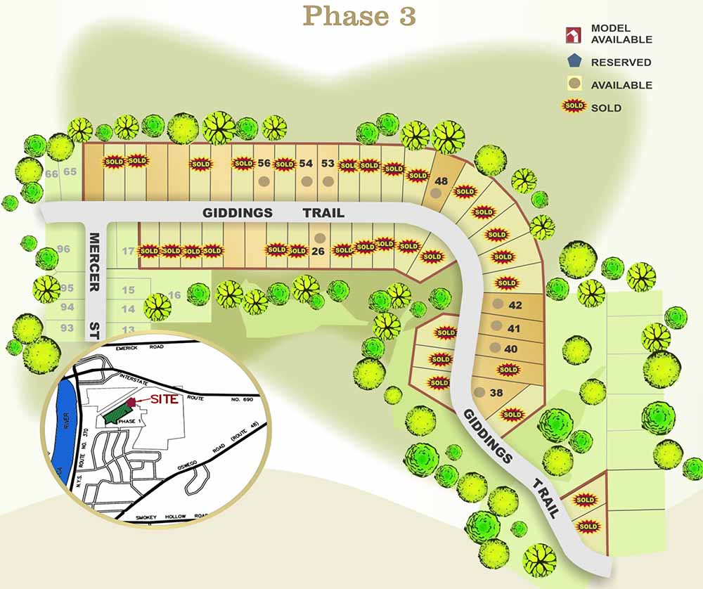 Highland Meadows Phase 3 Map